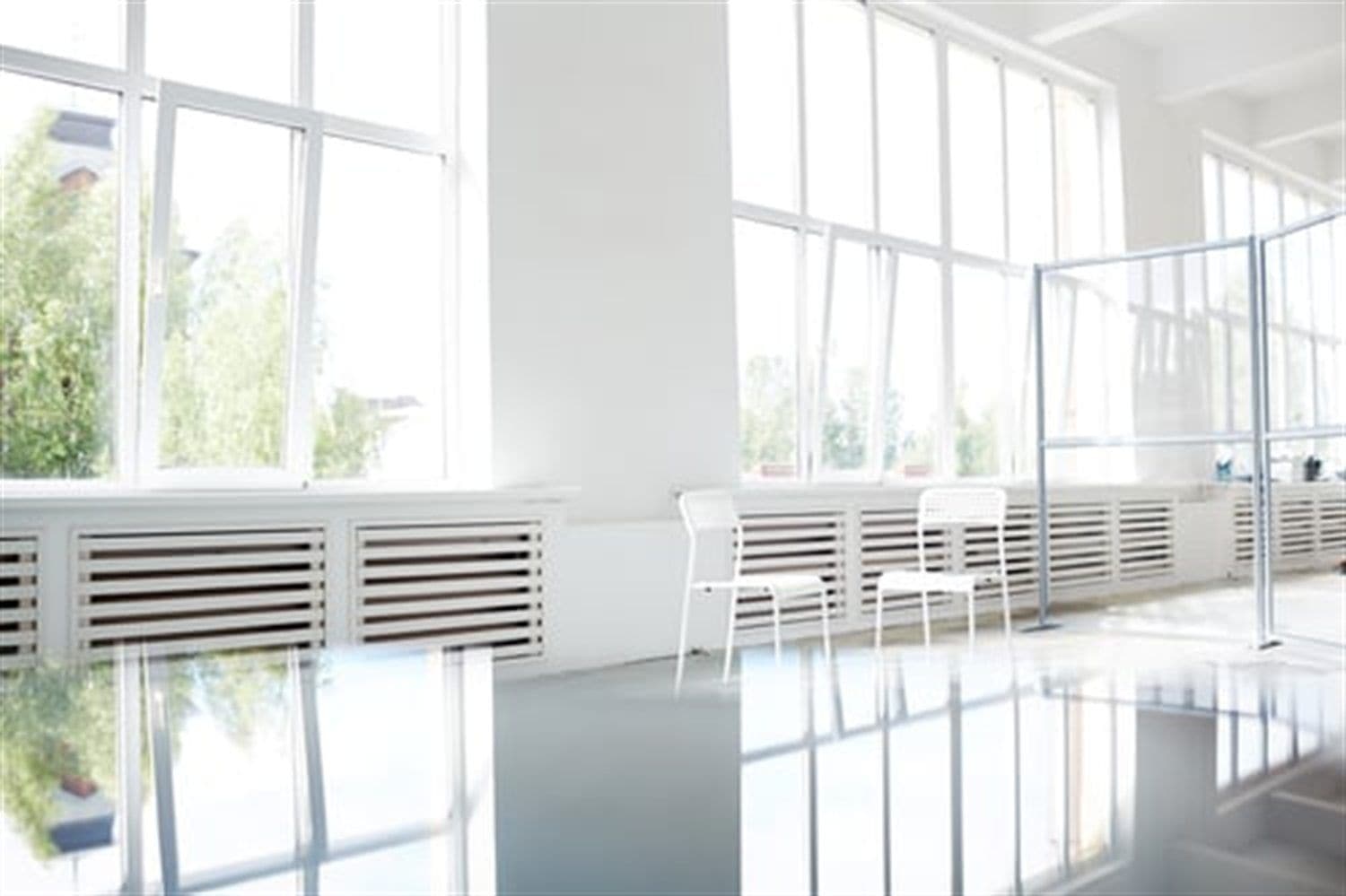 Bright commercial space cleaned by AHC in Crystal Lake, Illinois